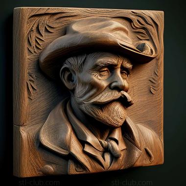 3D model Pierre Auguste Renoir (STL)